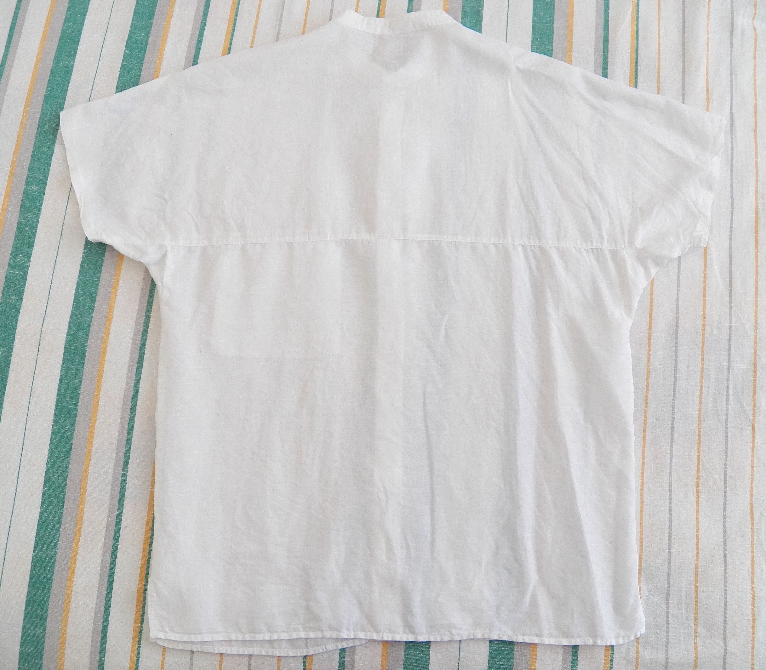 Ellesse Vintage ellesse MENS SHIRT Linen Short Sleeve Button Front Size US M / EU 48-50 / 2 - 5 Thumbnail