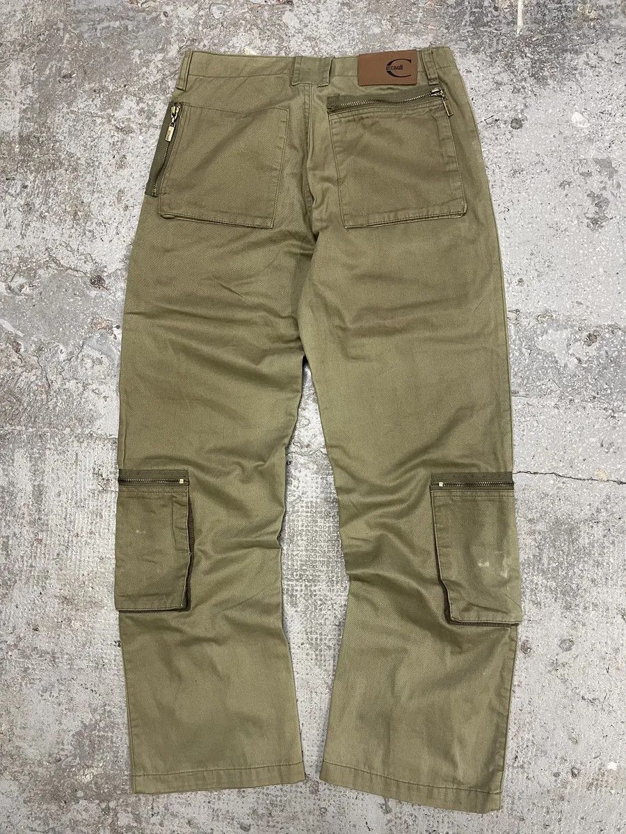 Just Cavalli SS2005 Cavalli Olive Military Multi Zips Cargo Pants Size US 30 / EU 46 - 5 Thumbnail