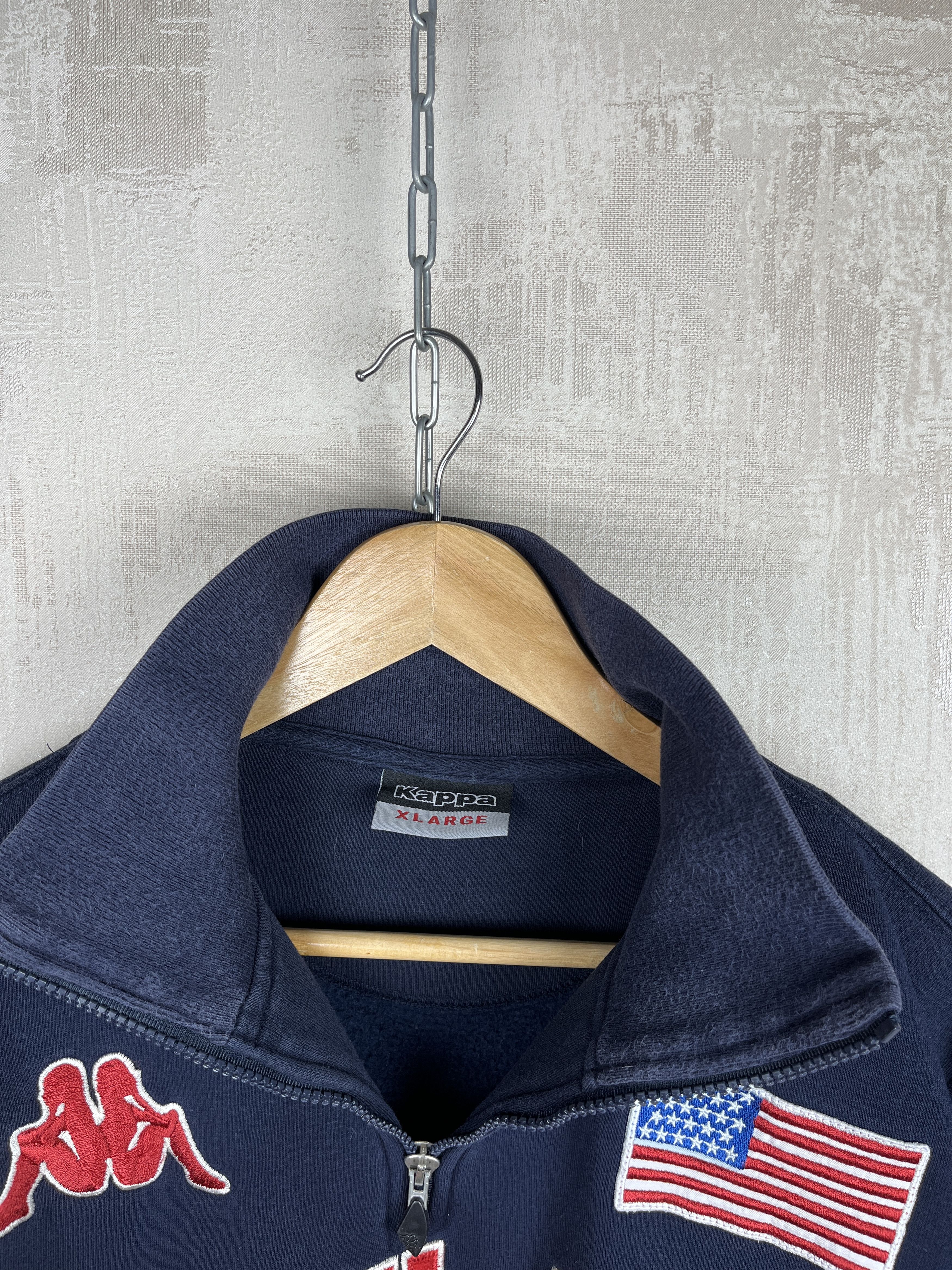 Kappa Salt Lake City USA Pullover Sweatshirt Half Zip Kappa Size US XL / EU 56 / 4 - 6 Thumbnail