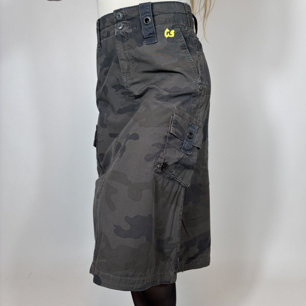 G-Star Vintage Y2K G STAR Camo Cargo Maxi Skirt Japanese Style Size 26" / US 2 / IT 38 - 3 Thumbnail