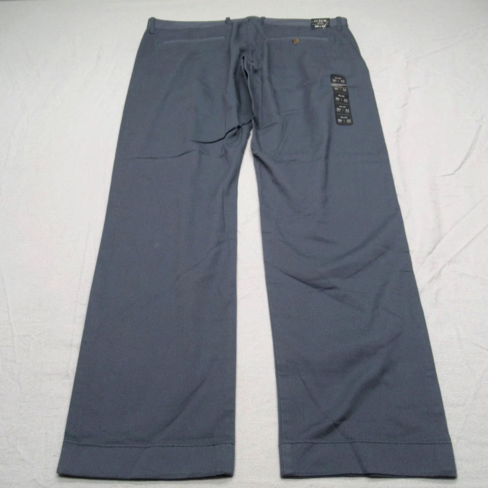 J.Crew J.CREW Slim Flex Chino Pants Mens 36x32 Blue Flat Front Straight Leg Slim Fit NWT Size US 36 / EU 52 - 5 Thumbnail