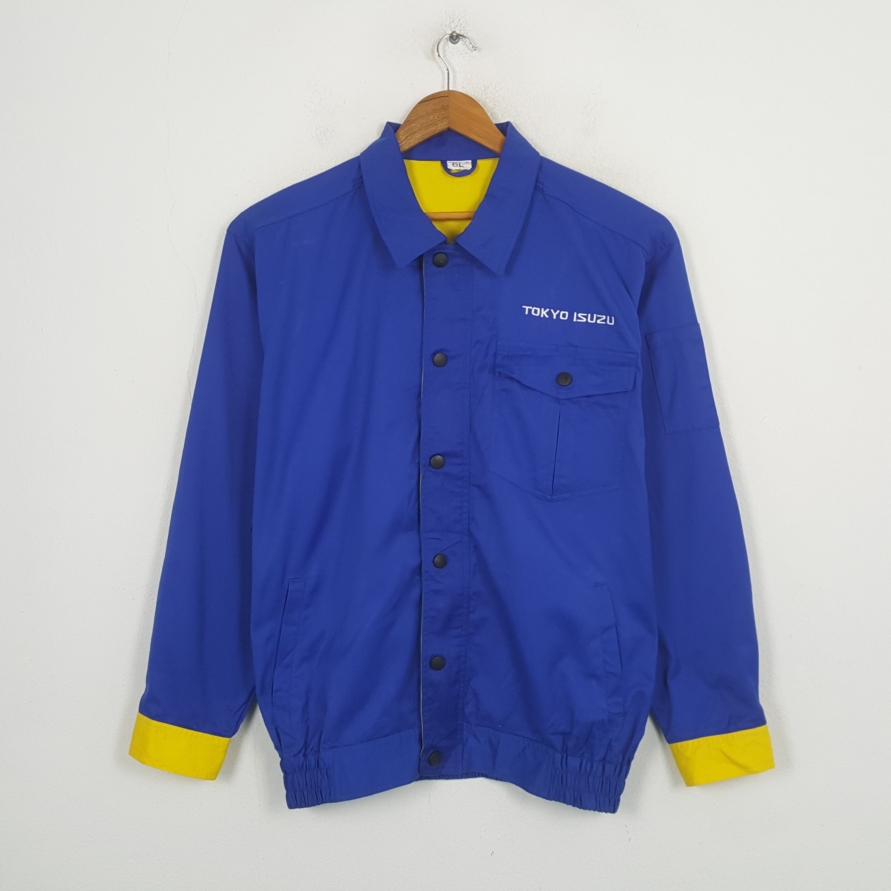 Japanese Brand Vintage Isuzu Japan Vehicles Company Jacket C300N11 Size US L / EU 52-54 / 3 - 3 Thumbnail