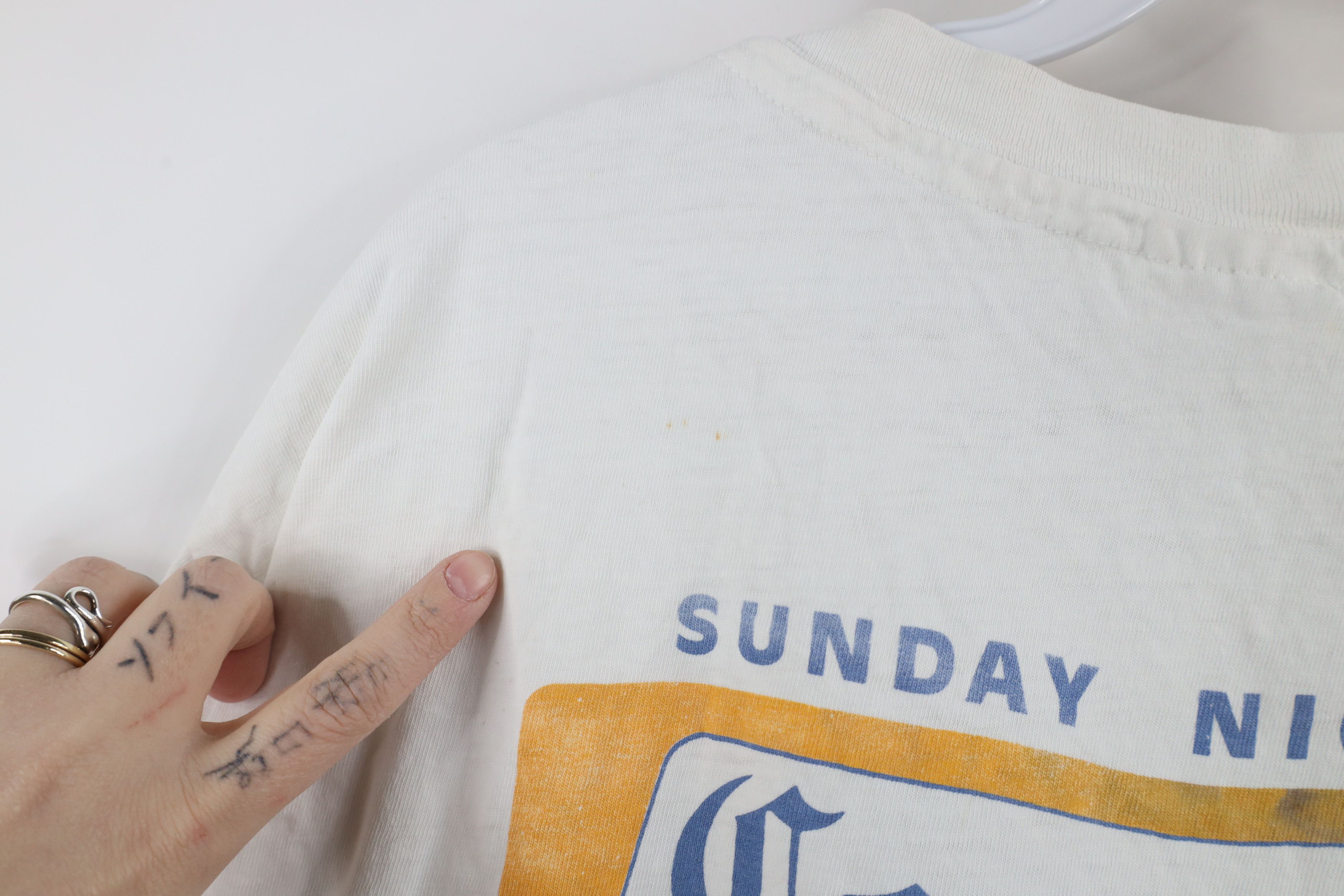 Vintage Vintage 80s Onion Mexican Grill Corona Beach Cult T-Shirt Size US XL / EU 56 / 4 - 14 Thumbnail