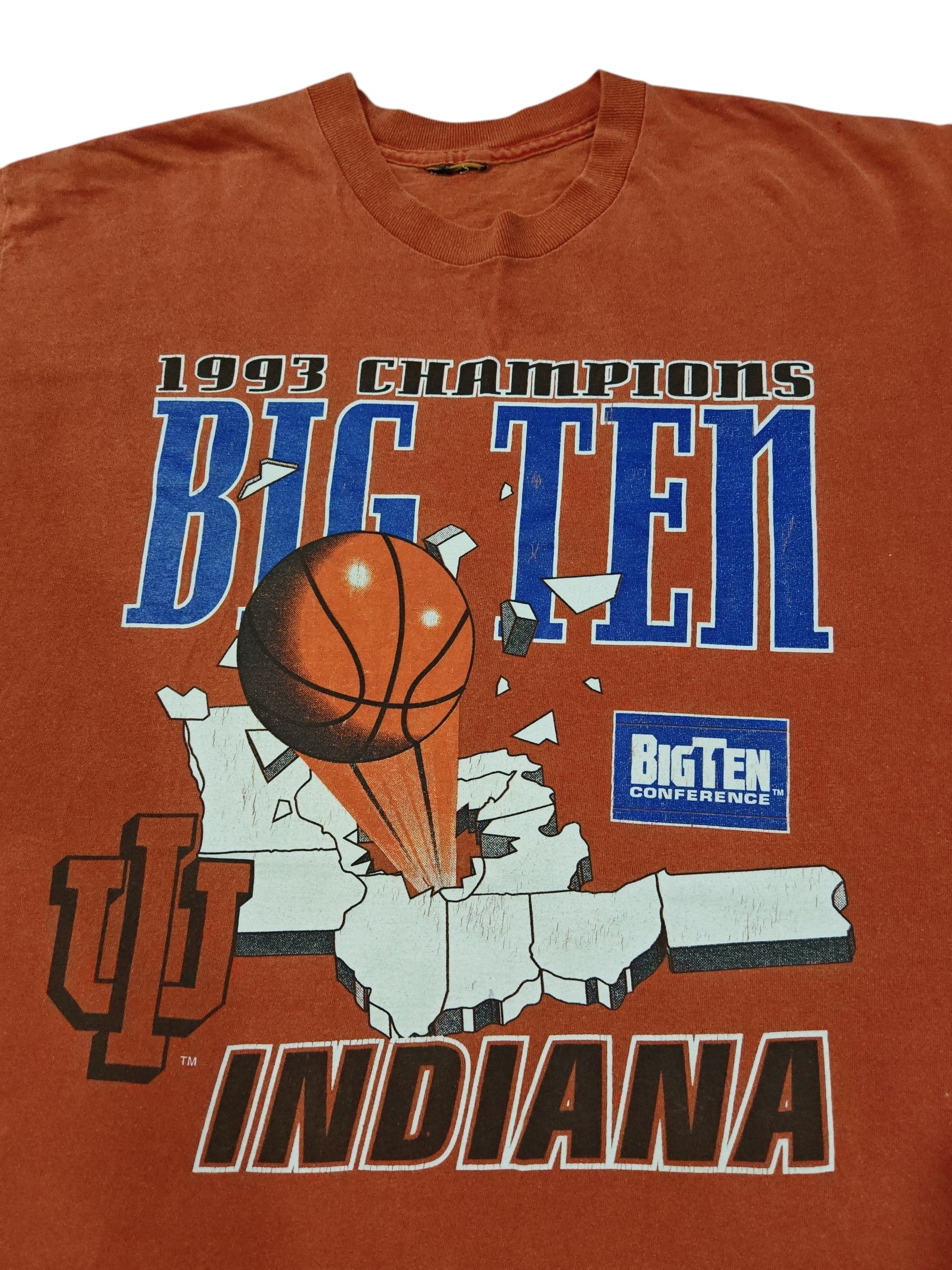 Vintage Vintage 1993 Champions Big Ten Indiana Tees Size US XL / EU 56 / 4 - 3 Thumbnail