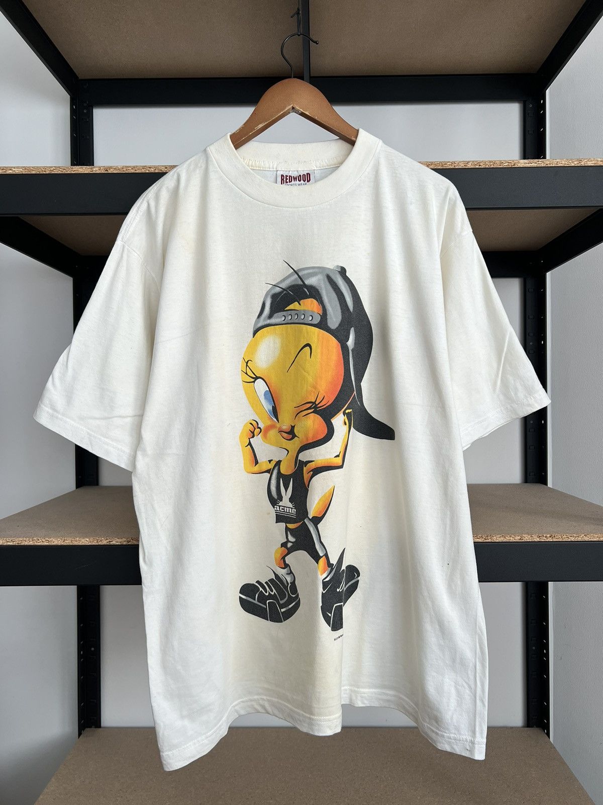 Cartoon Network Vintage 1994 Tweety Warner Bros Looney Tunes Cartoon T-shirt Size US XL / EU 56 / 4 - 1 Thumbnail