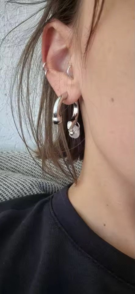 Japanese Brand × Vintage Chic pearl pendant earrings Size ONE SIZE - 10 Thumbnail