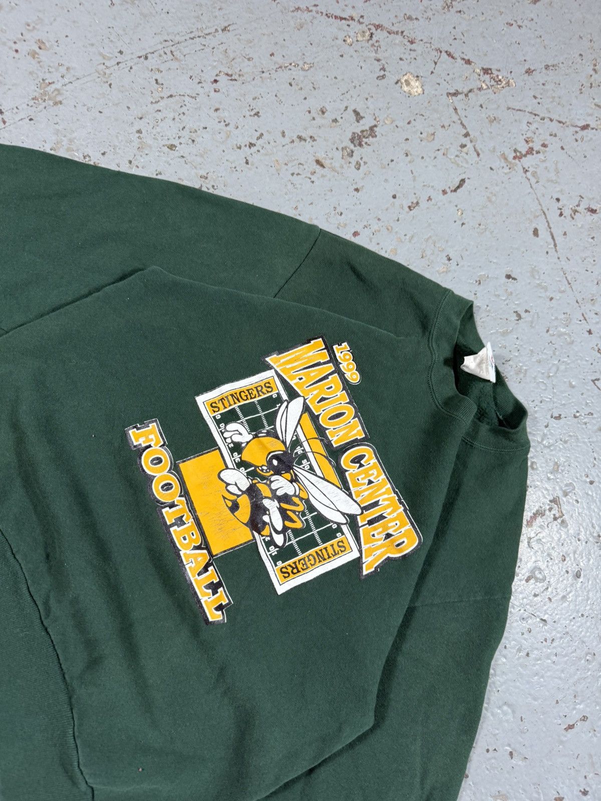 NCAA Vintage 1999 Marion Centre Stingers Footbal Crewneck Sweater Size US S / EU 44-46 / 1 - 2 Thumbnail