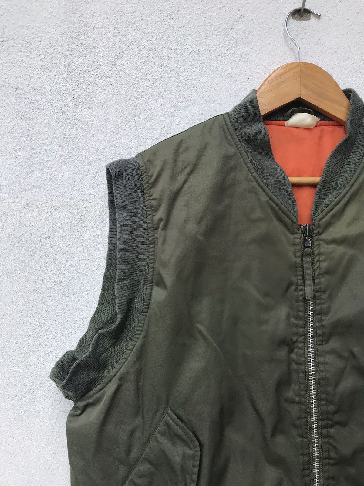 Japanese Brand Vintage Bombers Jakcet Sleeveless Japanese Design Size US M / EU 48-50 / 2 - 2 Thumbnail