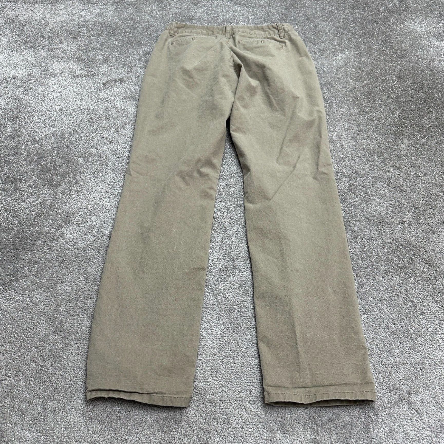 Bonobos Bonobos Slim Fit Chino Pants Mens 30x32 Kahki Brown Straight Leg Casual Cotton Size US 30 / EU 46 - 2 Thumbnail