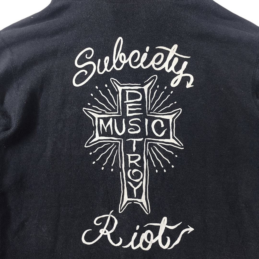 If Six Was Nine × Japanese Brand Vintage Subciety Riot Hoodie Size US M / EU 48-50 / 2 - 4 Thumbnail