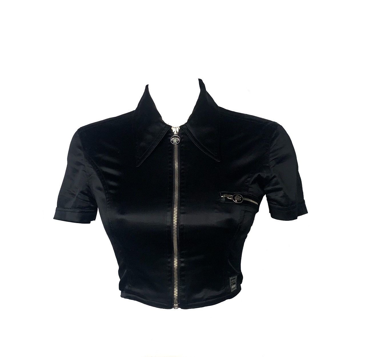 Versace × Versace Jeans Couture Versace Zip Up Crop Size S / US 4 / IT 40 - 3 Thumbnail