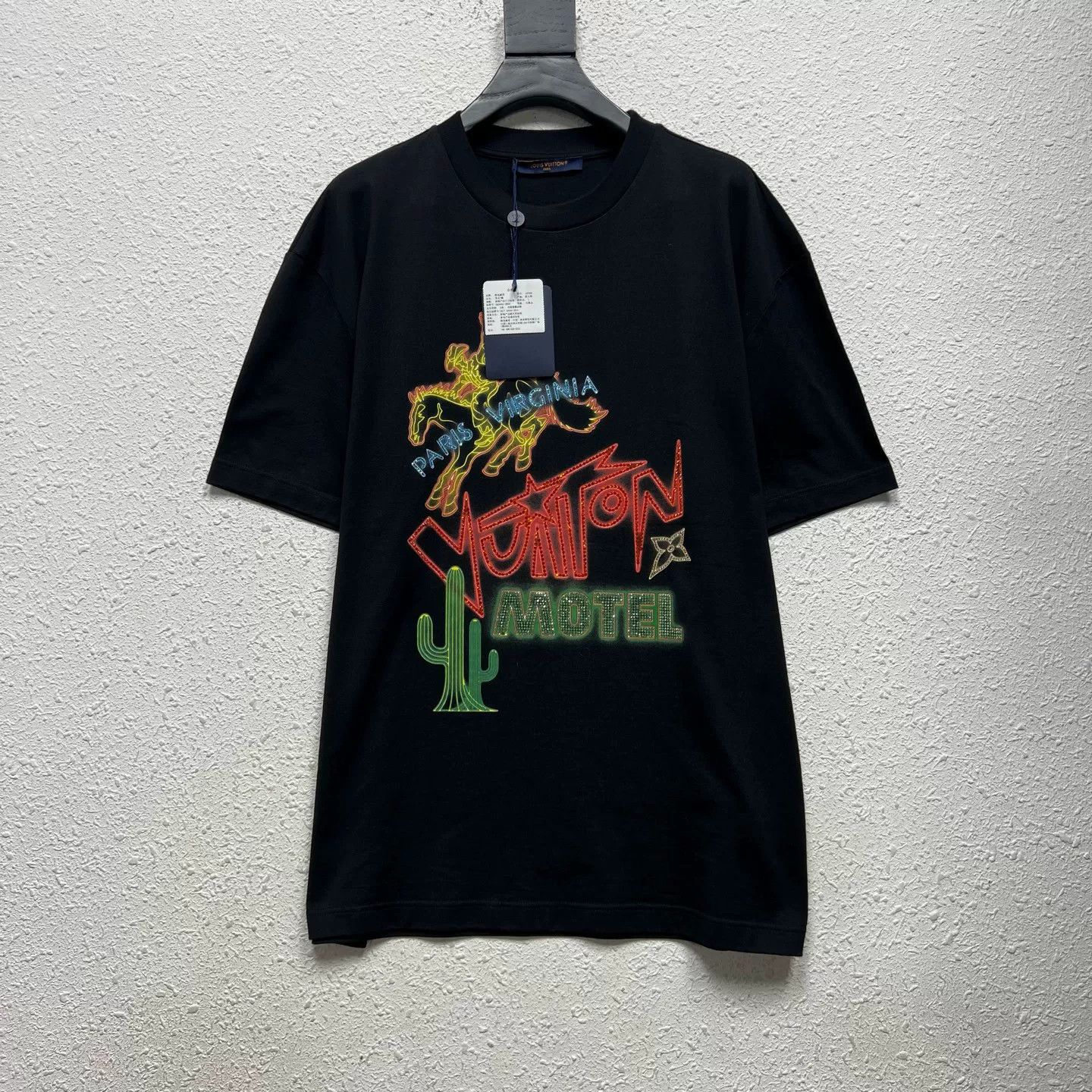 Louis Vuitton Louis Vuitton Rhinestone Cowboy T-Shirt Size L Size US L / EU 52-54 / 3 - 1 Thumbnail