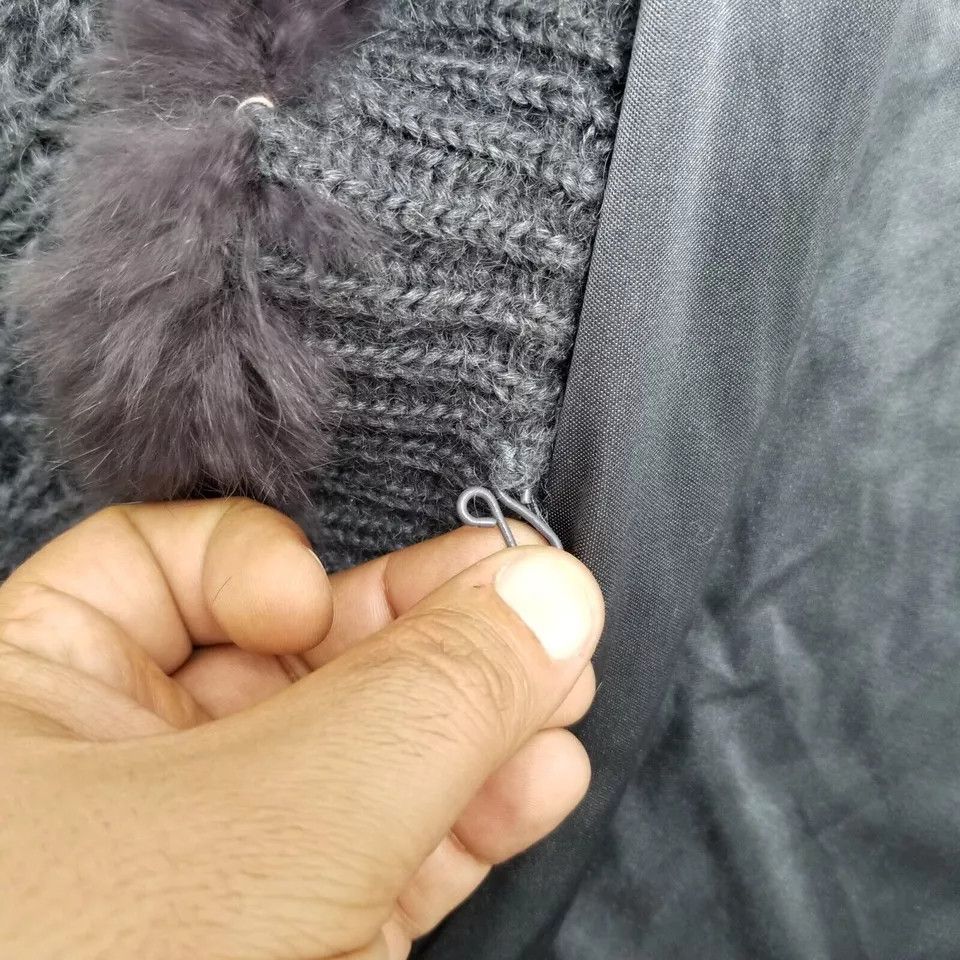 Other Ebene By Patrick Assuline Cardigan Womens 2 Gray Rabbit Fur Size XS / US 0-2 / IT 36-38 - 11 Thumbnail