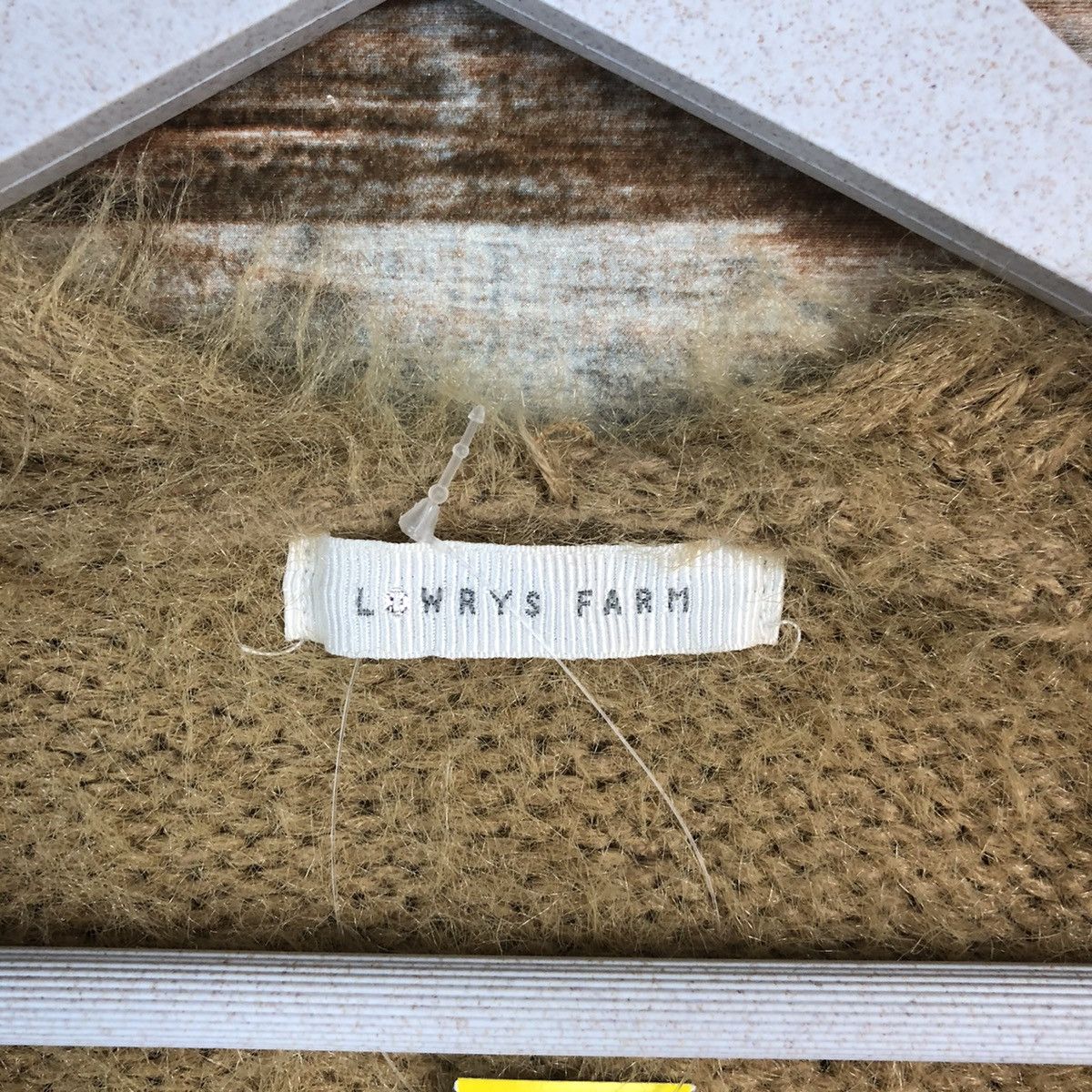 LOWRYS FARM Lowrys Farm Brown Cardigan mohair fur shaggy Knitwear #A1317 Size M / US 6-8 / IT 42-44 - 9 Thumbnail