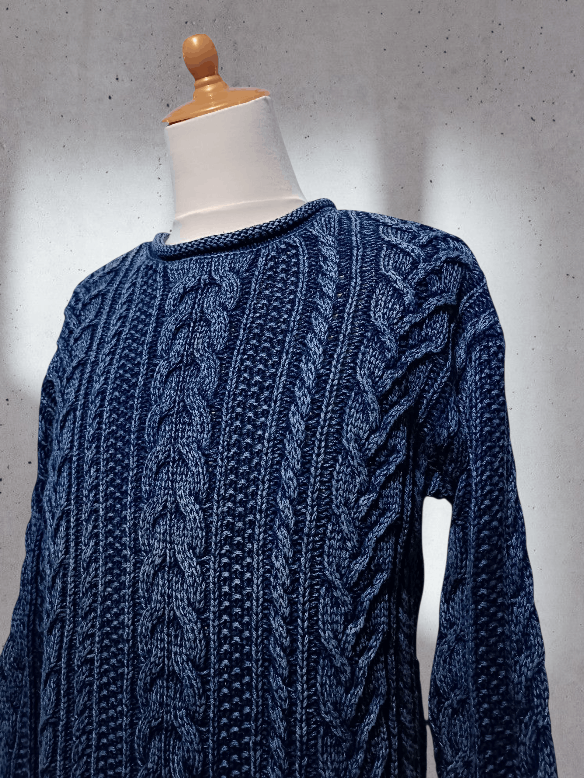 Denim & Supply Ralph Lauren Denim and Supply Indigo Wash Cable Knit Elbow Patch Denim Size US M / EU 48-50 / 2 - 2 Thumbnail