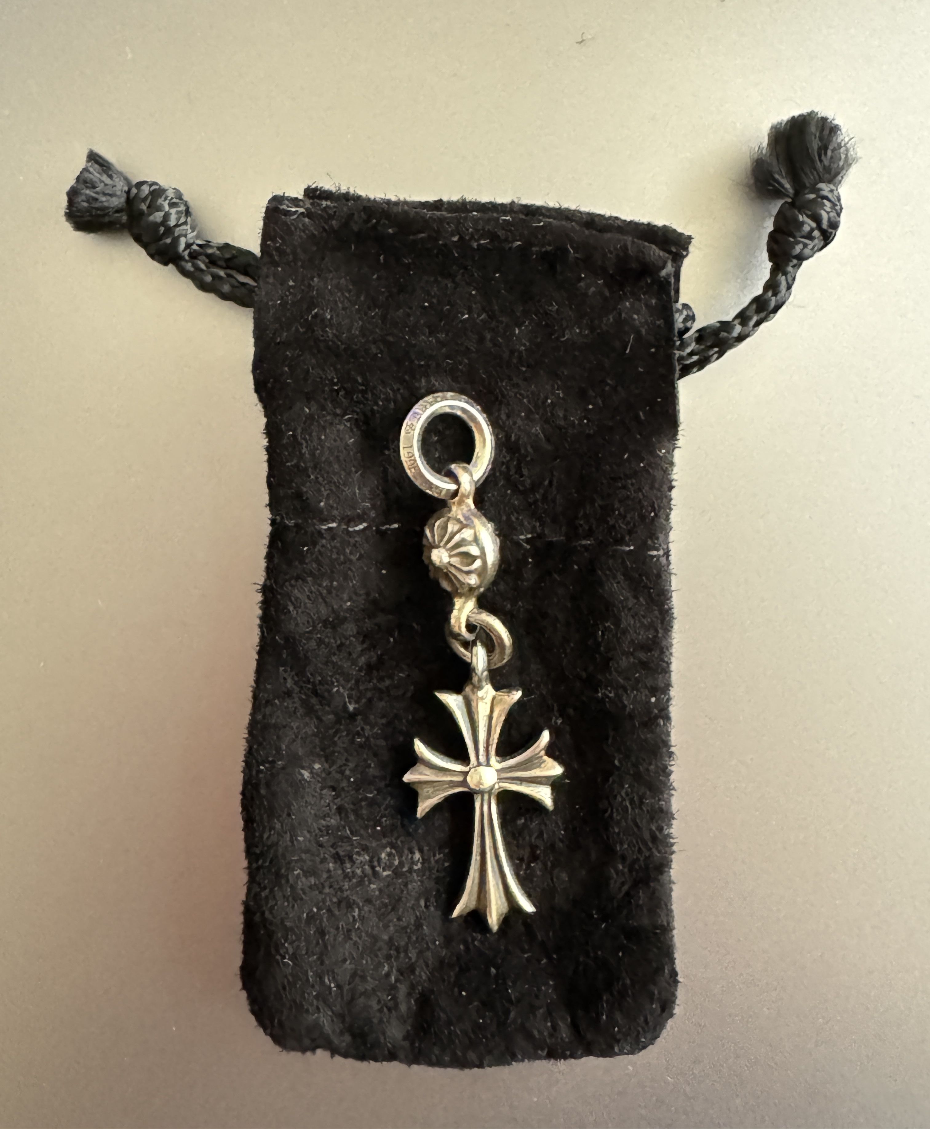 Chrome Hearts Chrome Hearts Tiny CH Cross Pendant Cross Ball With