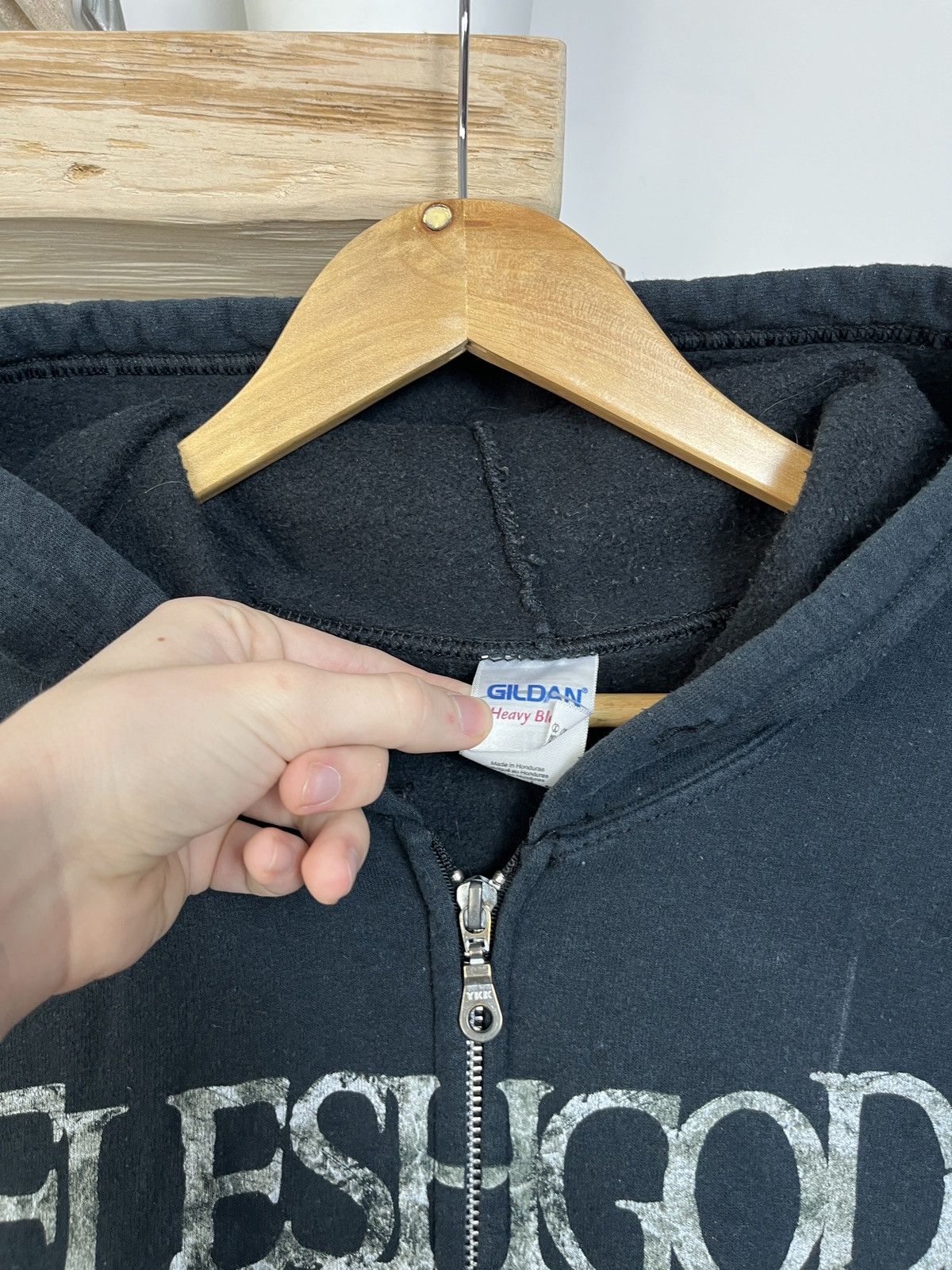 Band Tees Vintage Fleshgod Apocalypse Rock Band zip hoodie metal rare Size US M / EU 48-50 / 2 - 4 Thumbnail