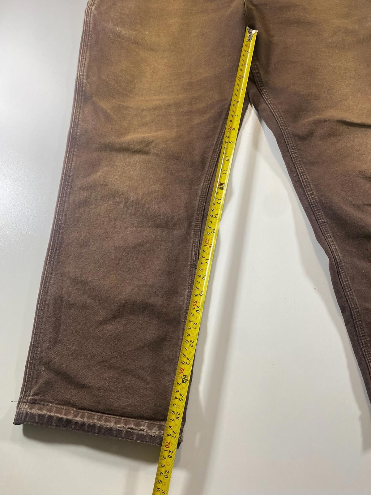 Unknown London Vintage Brown Carhartt Workwear Pants 34 Size US 34 / EU 50 - 3 Thumbnail