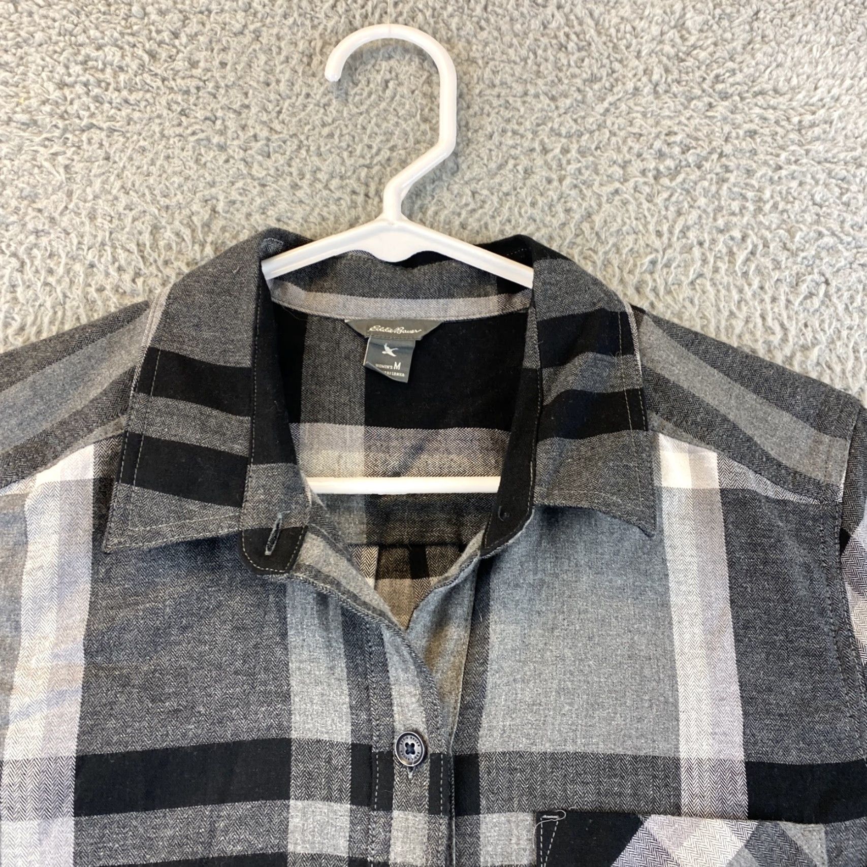 Eddie Bauer Eddie Bauer Blouse Shirt Women Size M Long Sleeve Multicolor Plaid Button-Up Non-Iron Wrinkle-Resistant Size M / US 6-8 / IT 42-44 - 3 Thumbnail