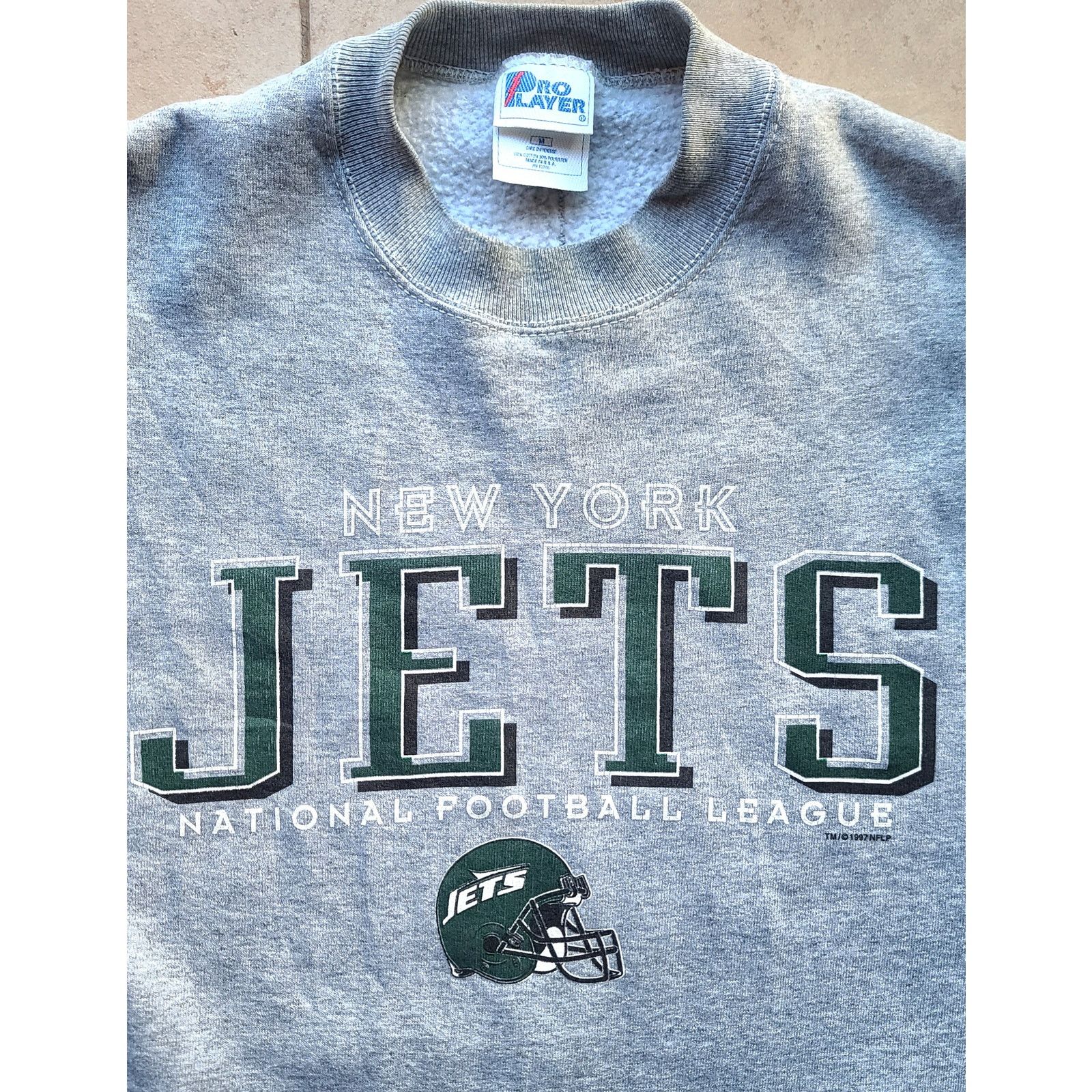 NFL × Pro Player × Starter New York Jets 90s PROPLAYER pullover M Helmet NFL football Size US M / EU 48-50 / 2 - 1 Thumbnail
