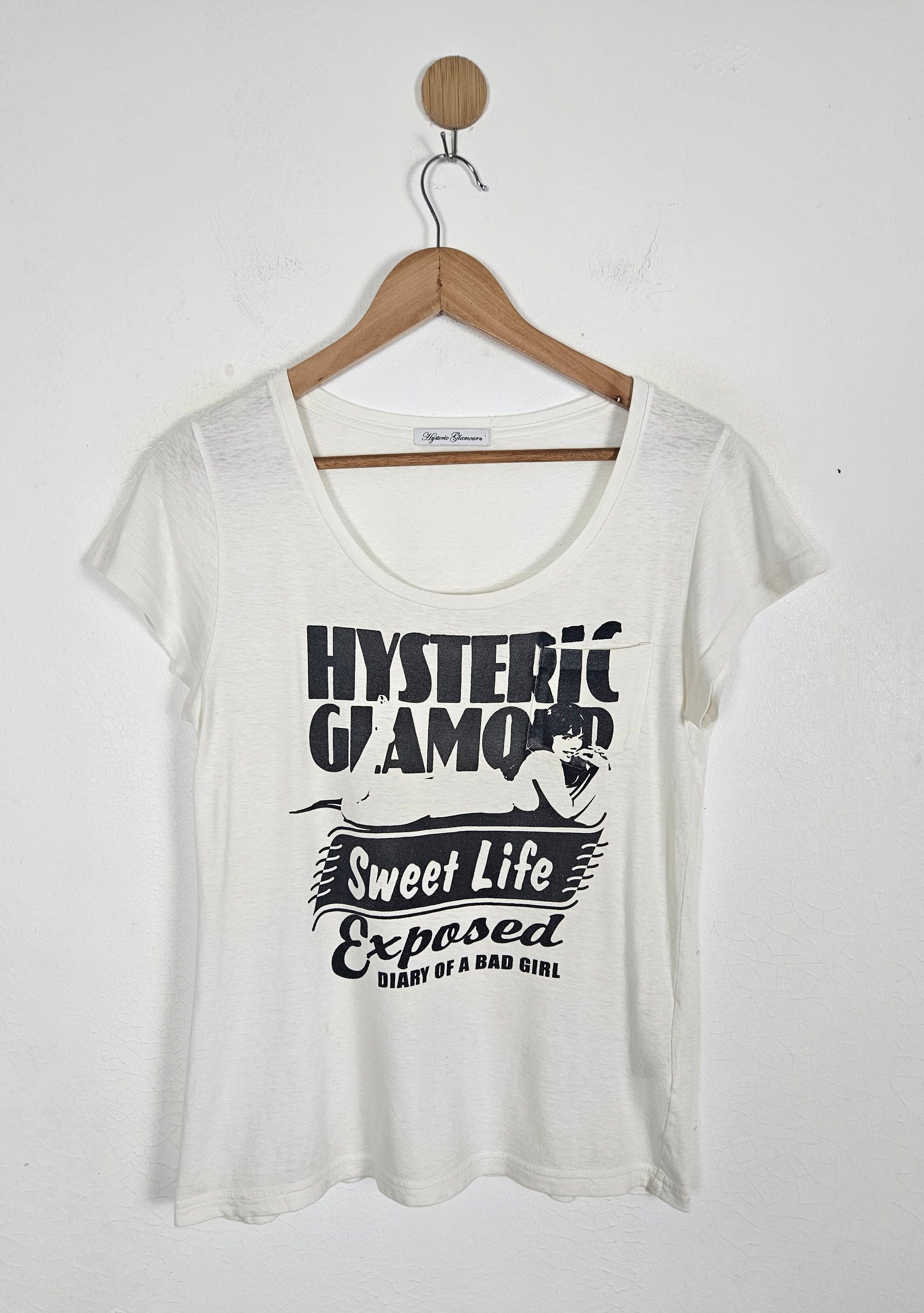 Hysteric Glamour Hysteric Glamour Diary of A Bad Girl shirt Size US S / EU 44-46 / 1 - 1 Thumbnail