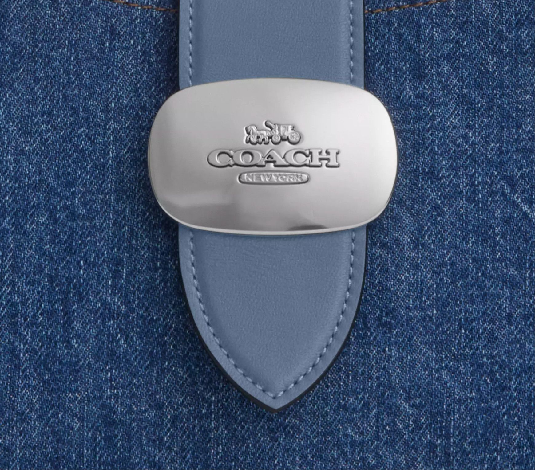 Coach Eliza Shoulder Bag In Signature Denim CAK45 Size ONE SIZE - 7 Thumbnail