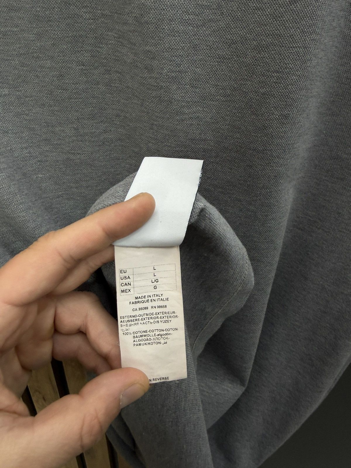 Paul & Shark Paul & Shark Yachting Polo Shirt Grey Cotton Size L Size US L / EU 52-54 / 3 - 9 Thumbnail