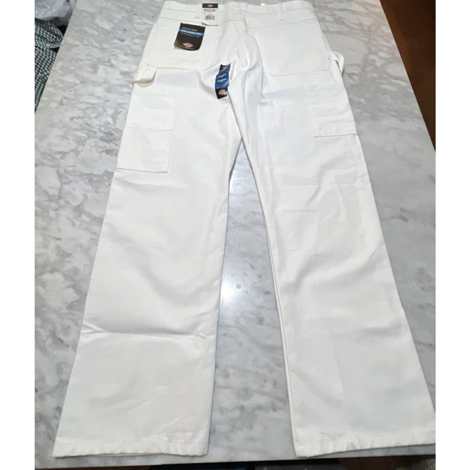 Dickies Dickies Utility Pant Relaxed Fit Men 38x34 White Pockets & Loops Cargo NWT Size US 38 / EU 54 - 4 Thumbnail