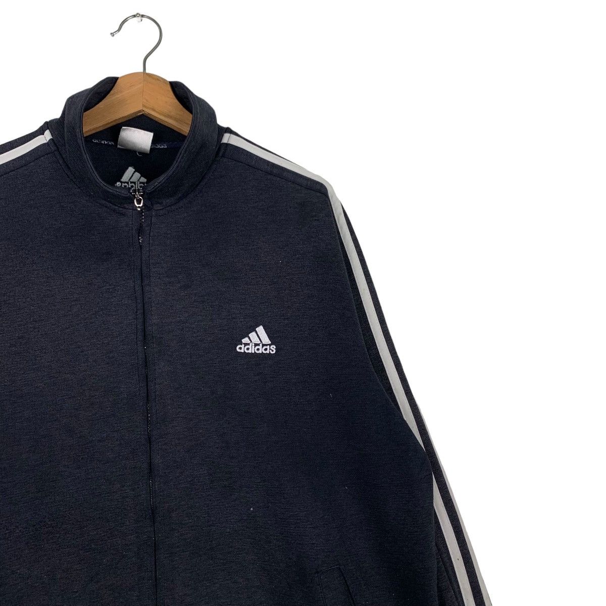 Adidas ADIDAS Embroidery Small Logo Track Top Sweater #0566-C26 Size US XXL / EU 58 / 5 - 6 Thumbnail