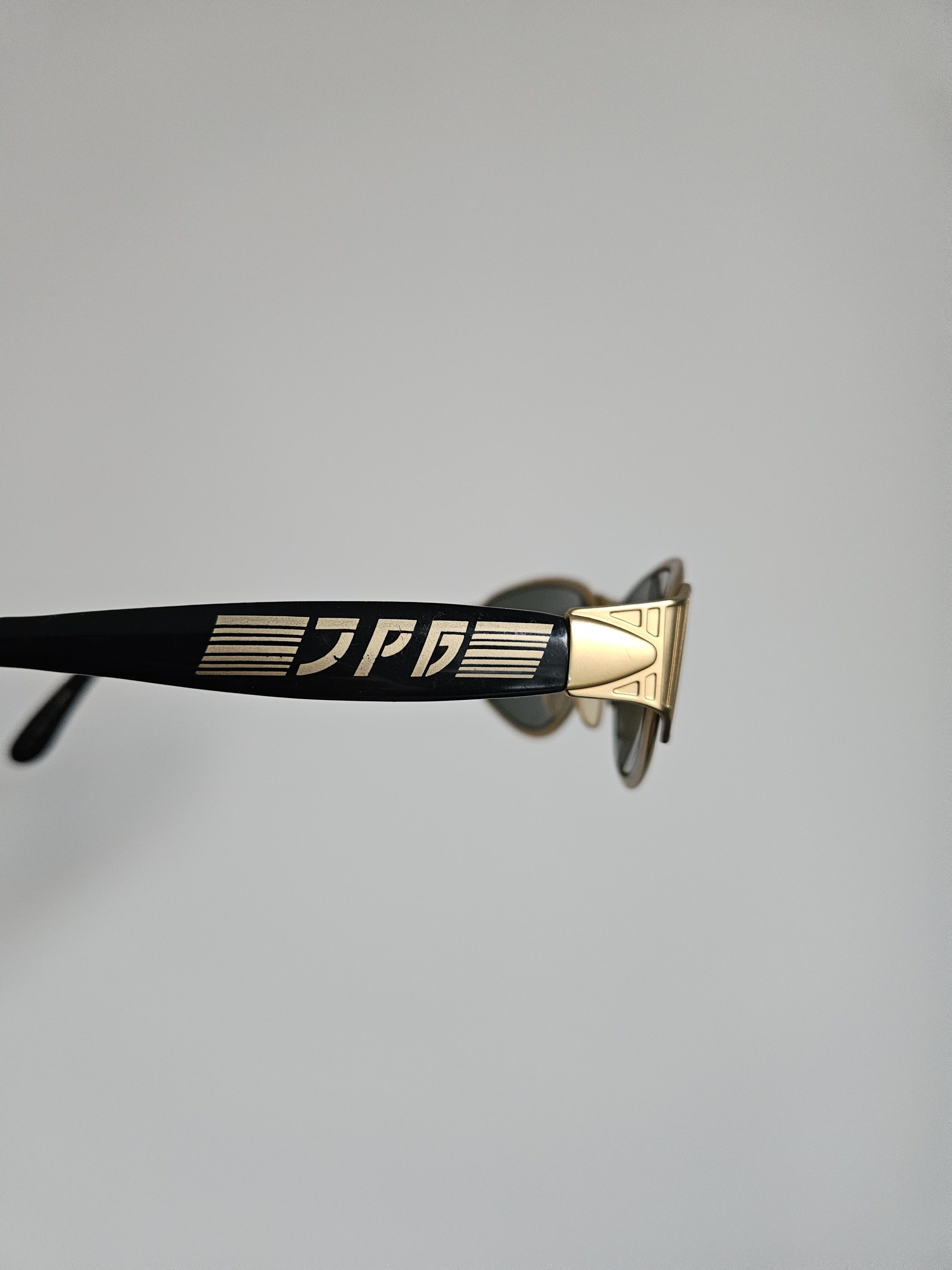 Jean Paul Gaultier Vtg Jean Paul Gaultier 58-6204 big logo oval sunglasses Size ONE SIZE - 10 Thumbnail