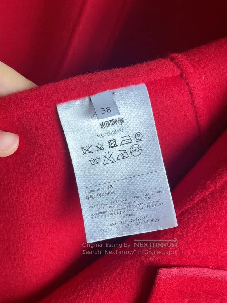 Valentino Valentino Full logo houndstooth coat Size S / US 4 / IT 40 - 3 Thumbnail