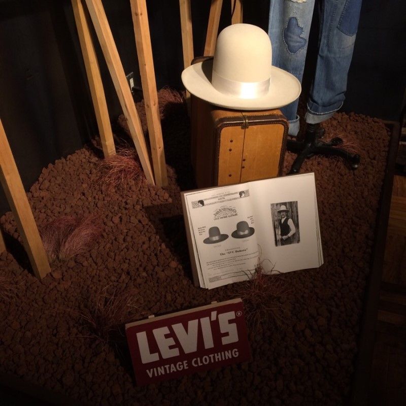 Levi's Vintage Clothing RARE John B. Stetson for LVC FW17 Limited Dakota Hat Size ONE SIZE - 11 Thumbnail