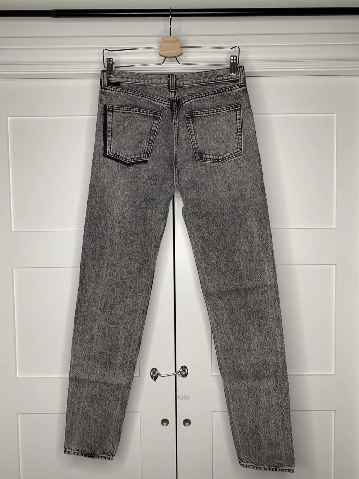 Saint Laurent Paris Saint Laurent Denim Jeans Grey Pants Size US 29 - 4 Thumbnail