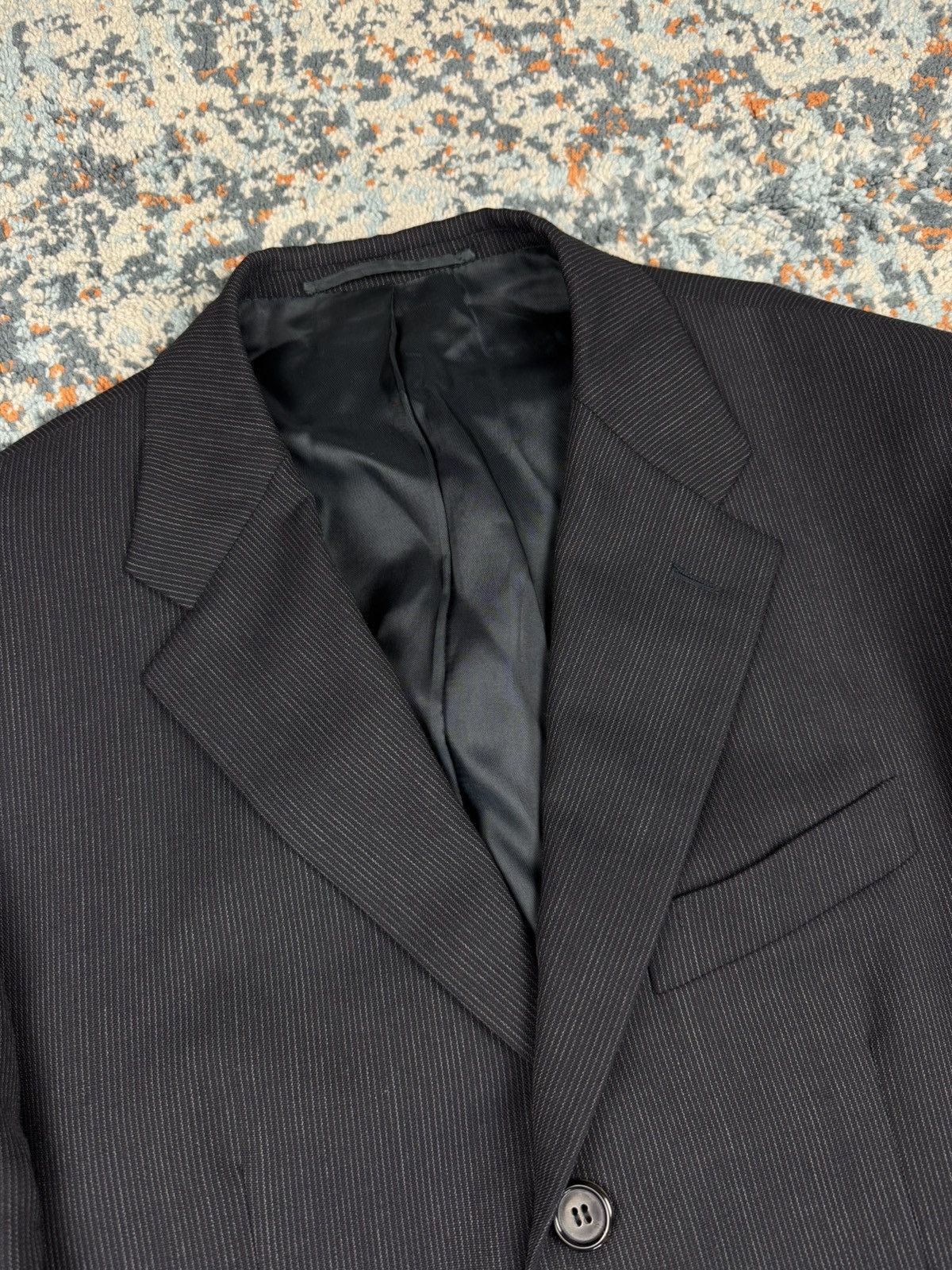 Prada Prada milano striped three button blazer Size 50R - 8 Thumbnail