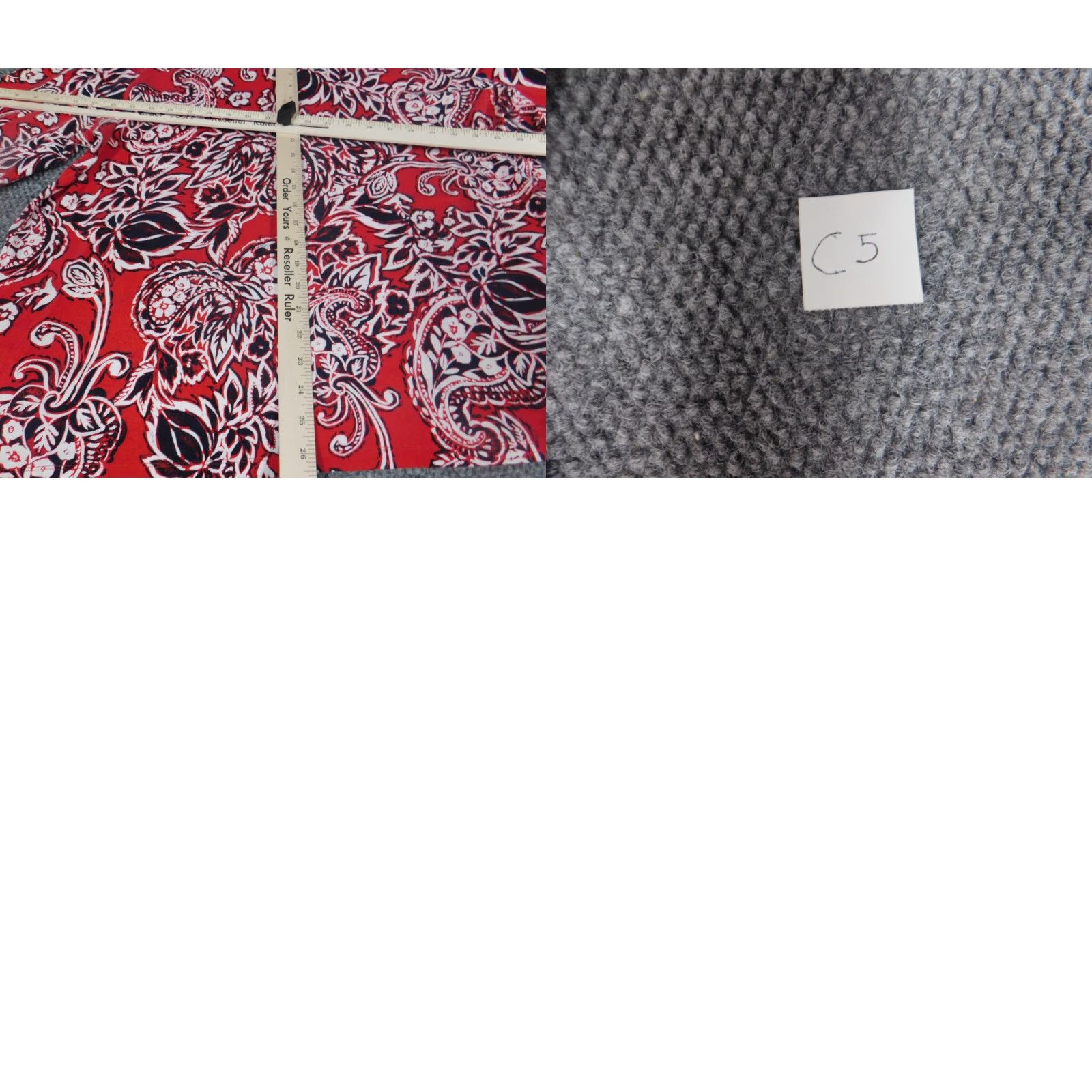 Vintage Lark Lane Blouse Womens 2X Plus Red Floral Pullover Long Sleeve Collared Button Cotton Casual Size XXL / US 16-18 / IT 52-54 - 9 Thumbnail