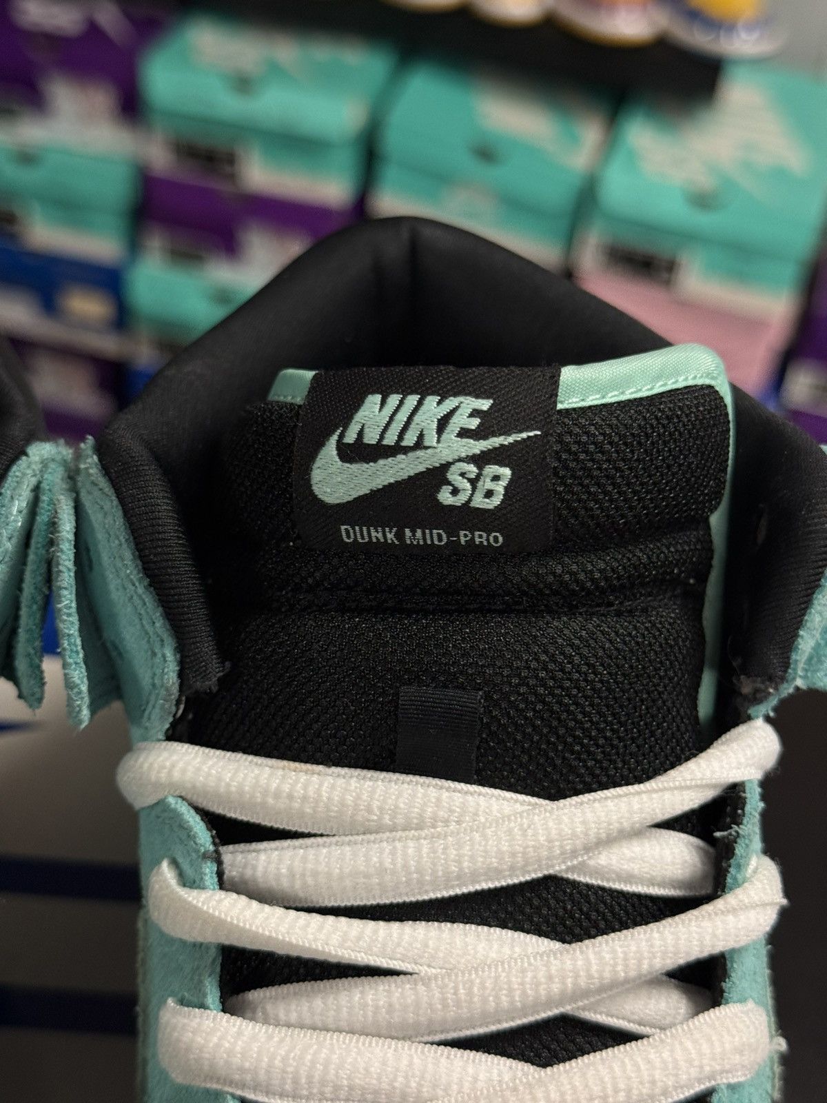 Nike Size 11 - Nike SB Dunk Mid Pro Sea Crystal 314383-033 Size US 11 / EU 44 - 11 Thumbnail