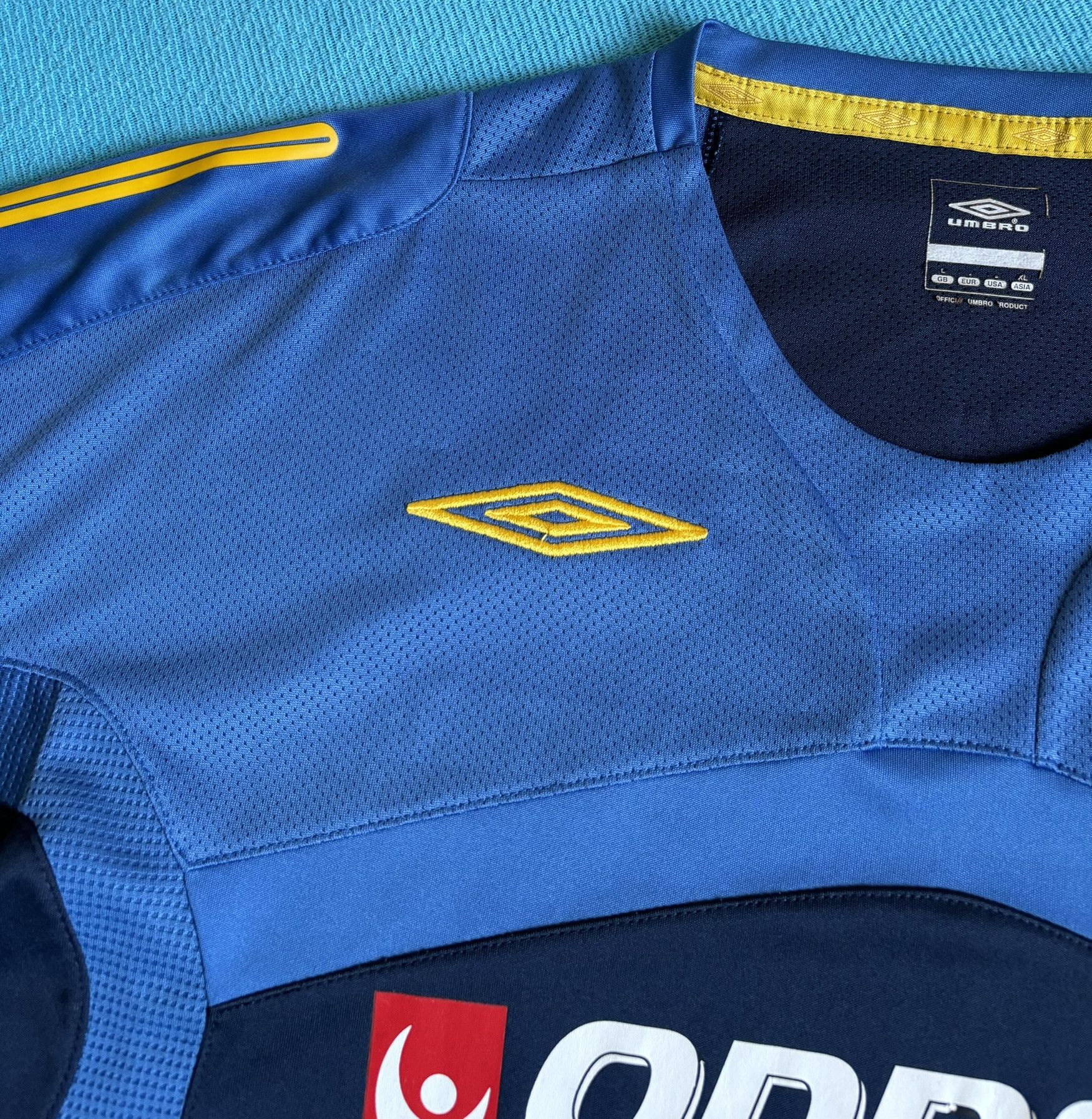 Umbro Sweden 2008 Umbro Oddset Training Jersey size. L Size US L / EU 52-54 / 3 - 8 Thumbnail