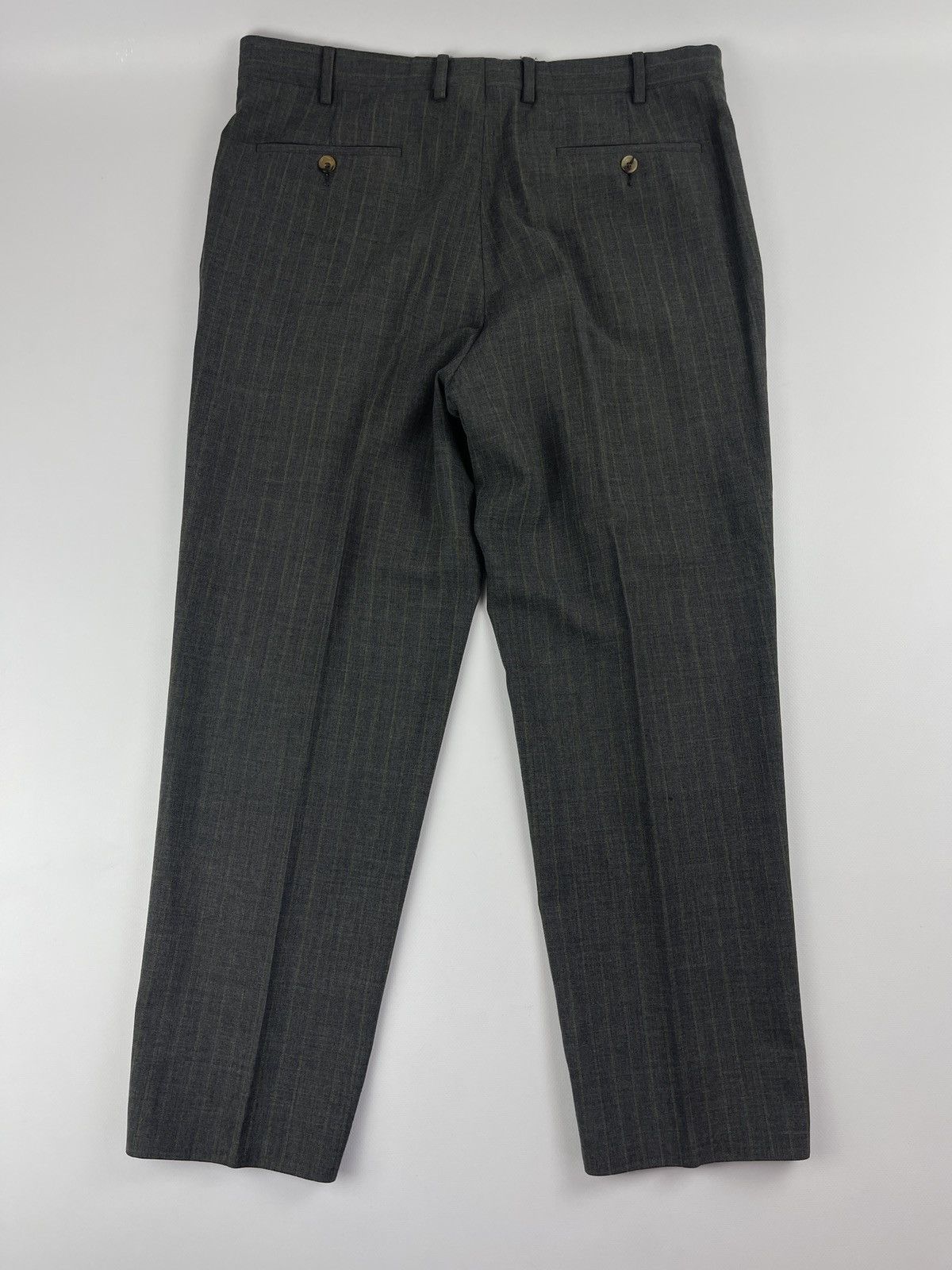 Designer × Pal Zileri Pal Zileri Stripped Single Breasted 3 Btn Suit Size 40R - 17 Thumbnail