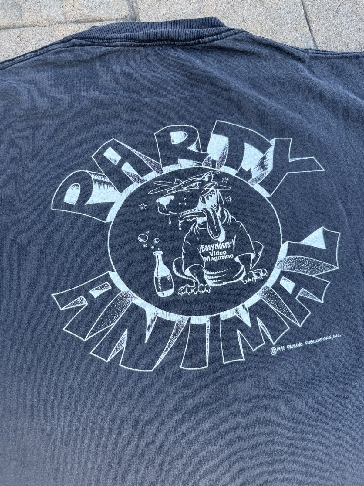 Vintage VTG Easyriders 3D Emblem “Fear No Evil” Grim Reaper Tee Size US XL / EU 56 / 4 - 7 Thumbnail