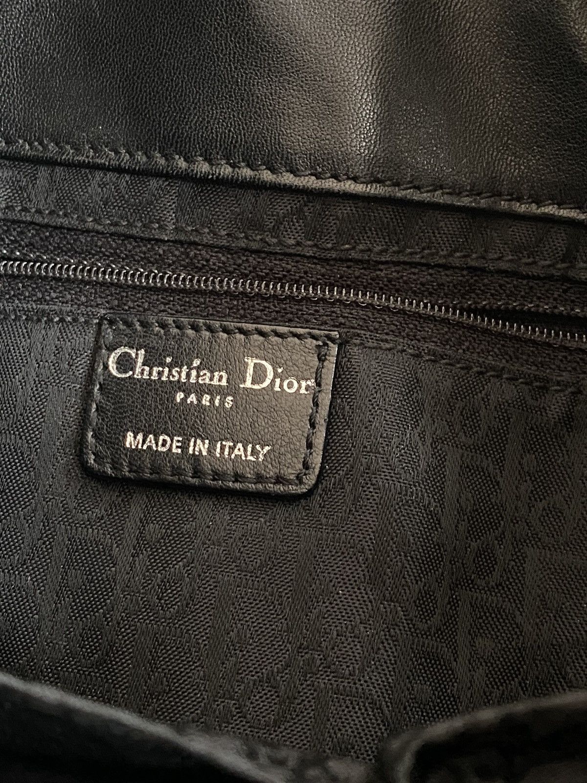 Dior × Vintage RARE‼️ AUTHENTIC DIOR CANNAGE QUILTED LAMBSKIN BUCKET BAG Size ONE SIZE - 5 Thumbnail