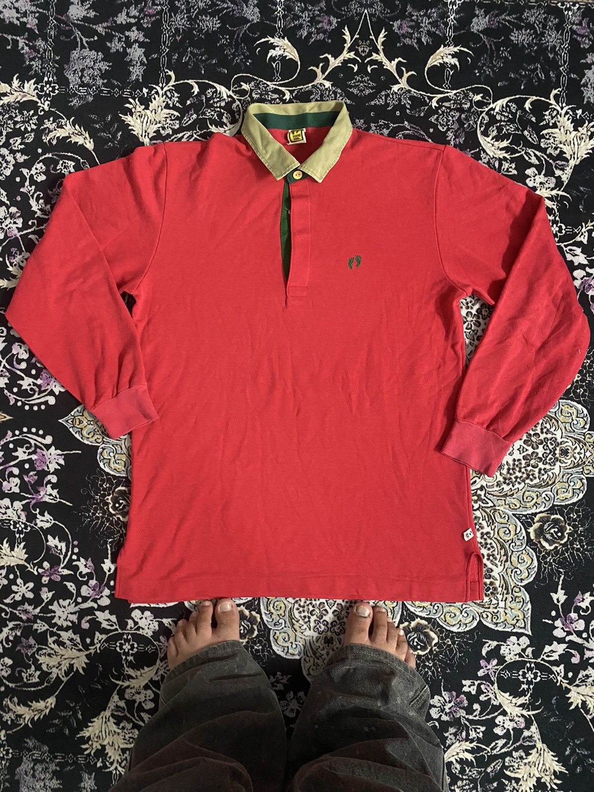 Hang Ten × Vintage Vintage Hang ten Longsleeve Single Stich colar 🚀 Size US L / EU 52-54 / 3 - 1 Thumbnail