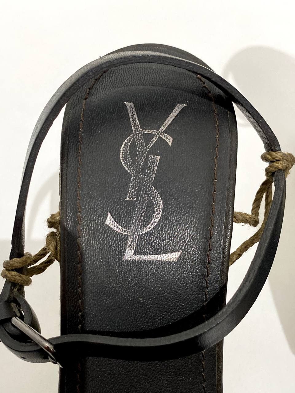Yves Saint Laurent Yves Saint Laurent YSL Platform Sandals Leather High Heels Size US 8 / IT 38 - 9 Thumbnail