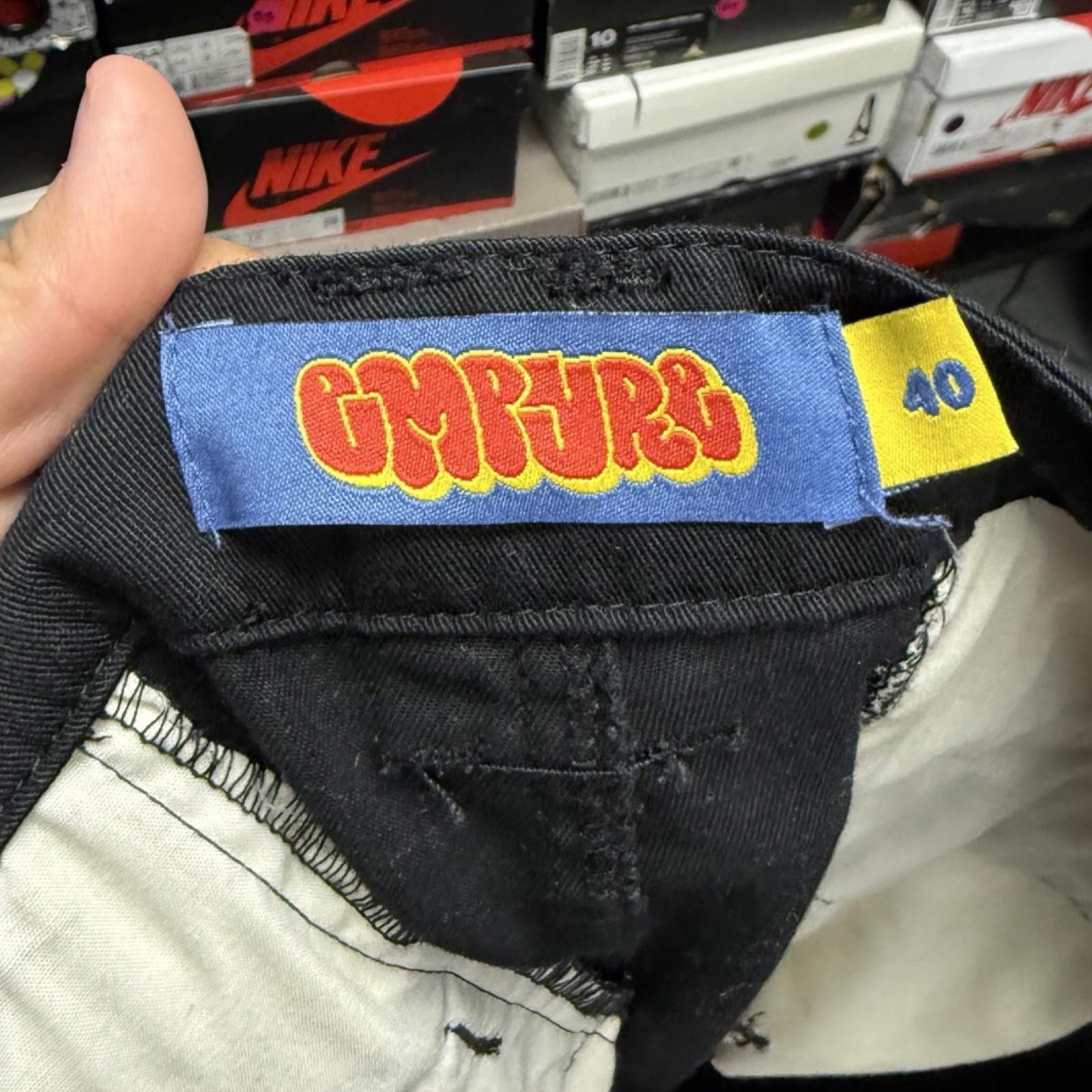 Empyre Empyre Baggy Cargo Black Pants -- 40 -- Size US 40 / EU 56 - 5 Thumbnail