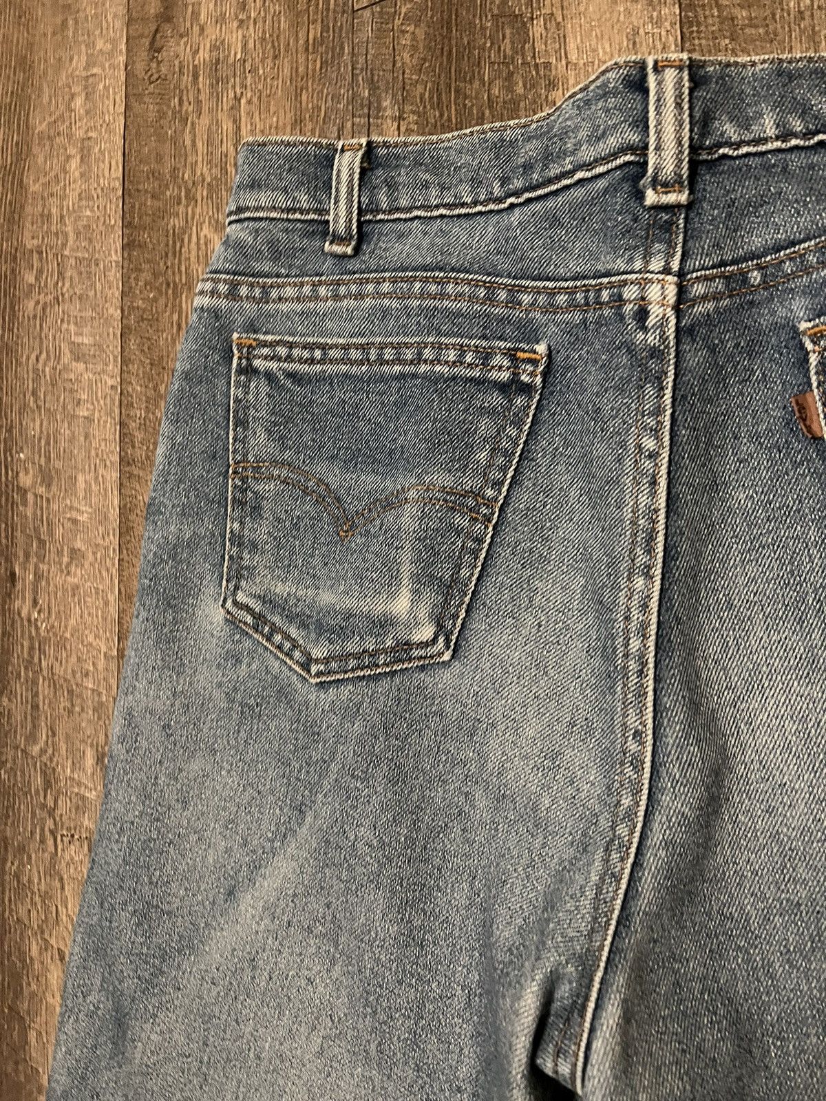Levi's × Vintage Vintage 90’s Levis 540 Brown Tab Made In USA Flex Blue Jeans Size US 34 / EU 50 - 7 Thumbnail
