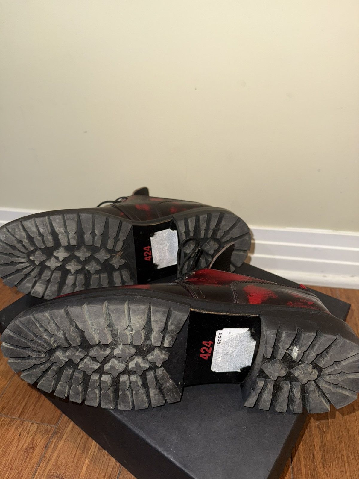 424 LOWEST!!! 424 Derby in Oxblood Size US 10.5 / EU 43-44 - 4 Thumbnail