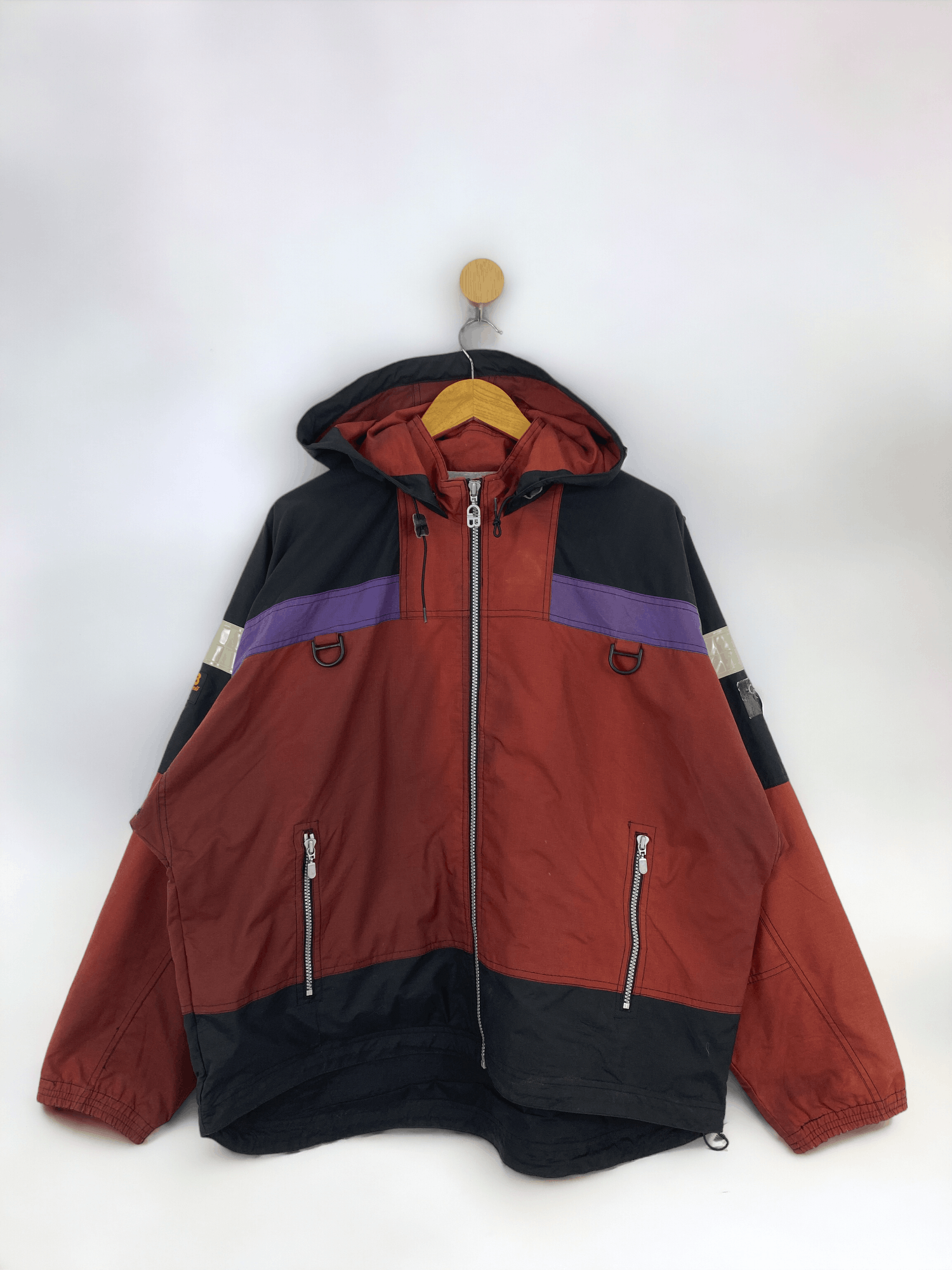 Japanese Brand Vintage 90s Great Banff Windbreaker Outdoor Jacket JA0062 Size US XXL / EU 58 / 5 - 1 Thumbnail