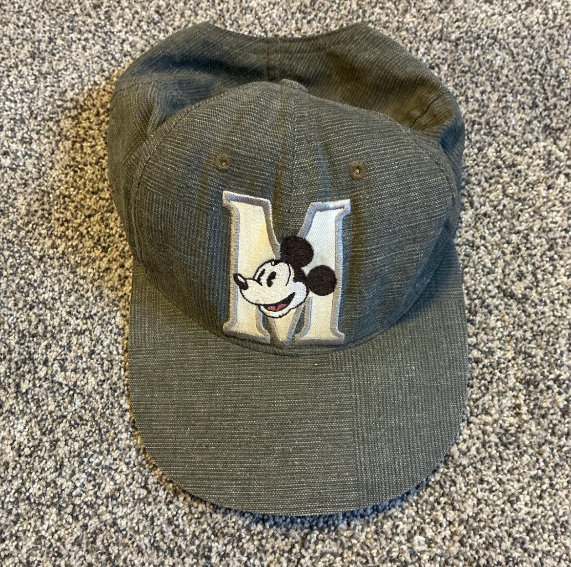 Mickey Mouse × Vintage Vintage Mickey mouse disneyland corduroy snapback Size ONE SIZE - 1 Thumbnail