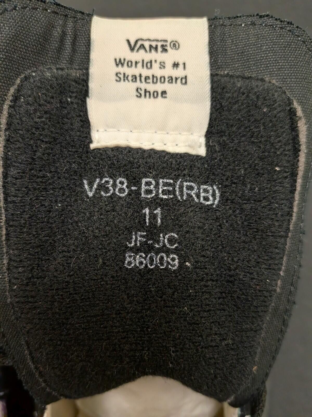 Vans Vans Sk8-Hi V38 BE(RB) Black US11 Size US 11 / EU 44 - 4 Thumbnail