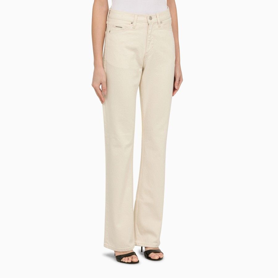 Calvin Klein o1d2blof0824 Denim in Ivory Size 25" / US 0 / IT 36 - 3 Thumbnail