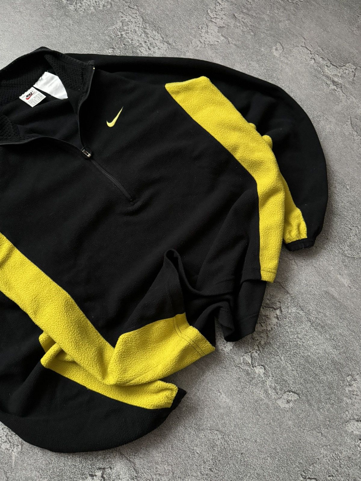 Nike × Nike ACG × Vintage Nike M vintage swoosh fleece 1/4 zip jacket long sleeve 90s Size US M / EU 48-50 / 2 - 3 Thumbnail